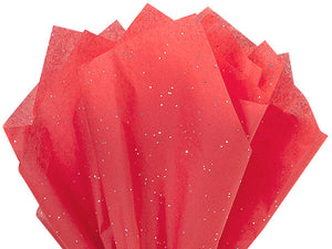 Red glitter tissue paper by Nashville wraps