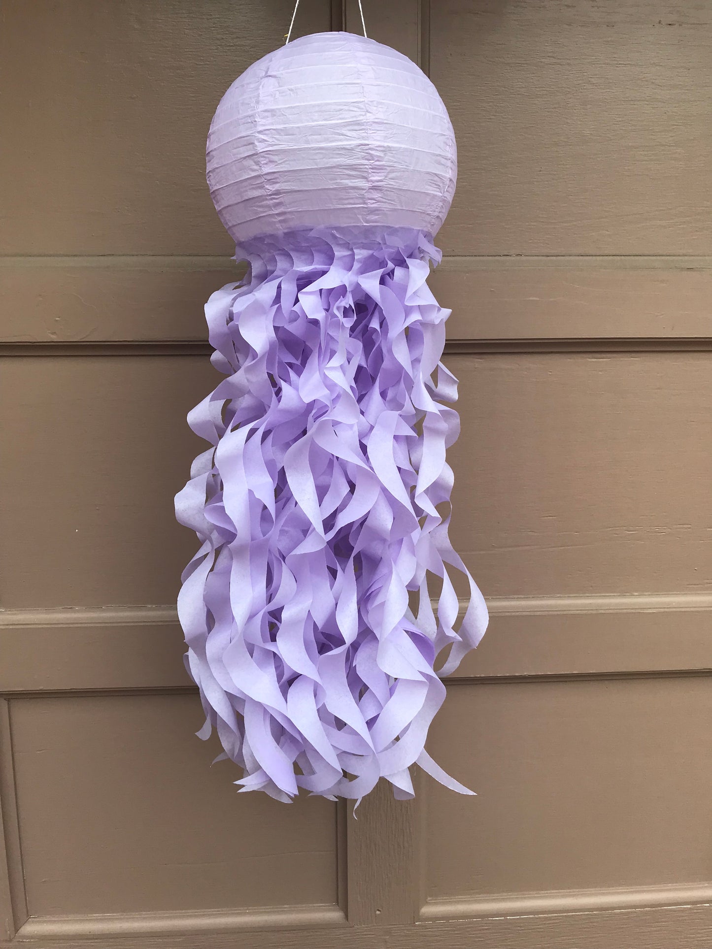 Soft Lavender Jellyfish Lantern