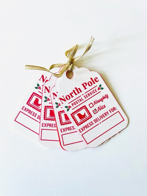 Naughty or Nice Christmas Gift Tags