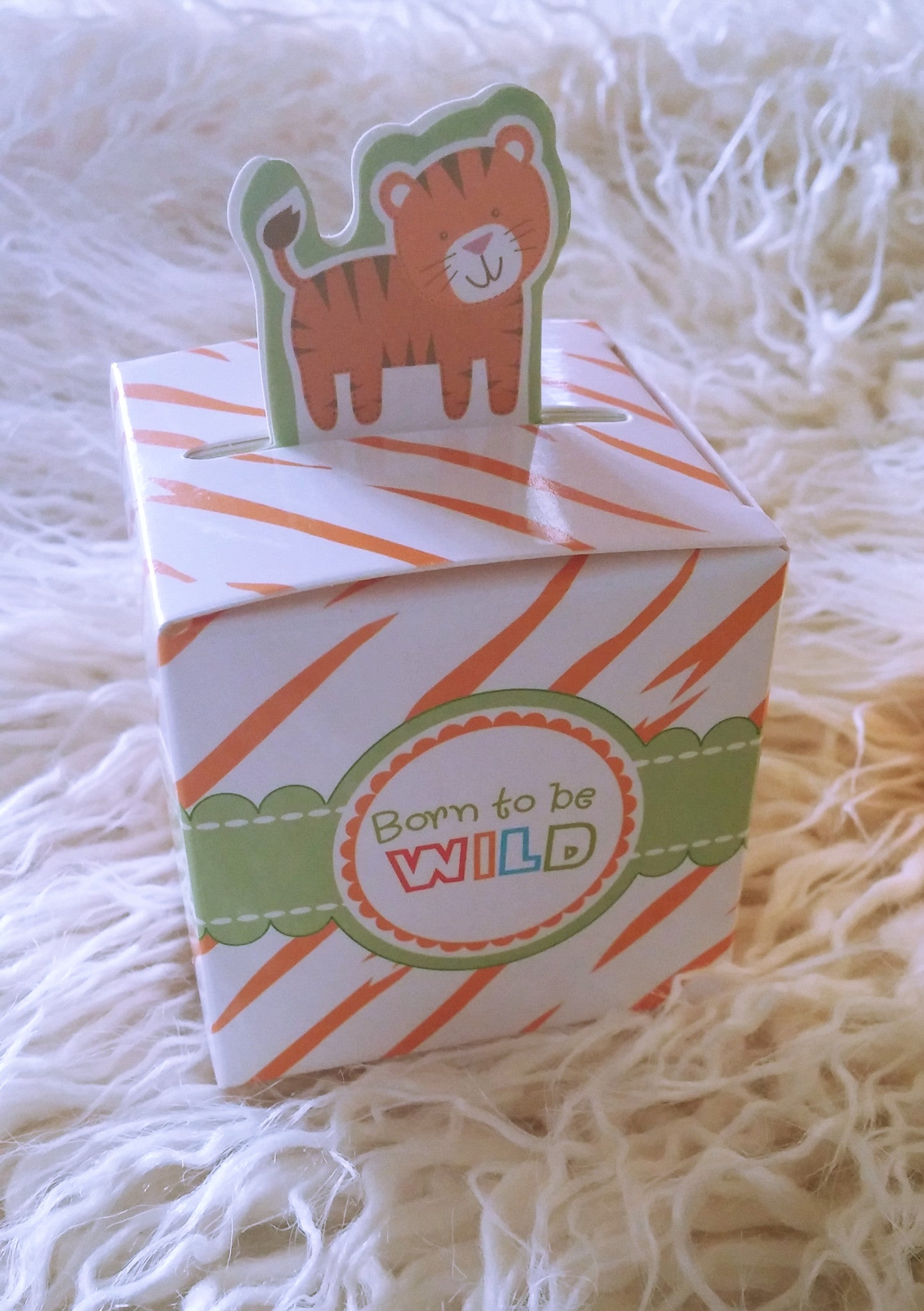 Jungle party favor boxes