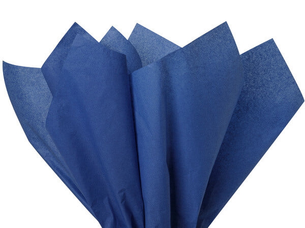 dark blue tissue paper