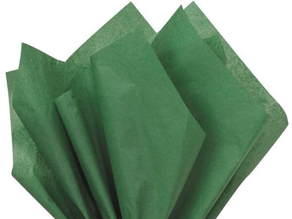 holiday green tissue paper