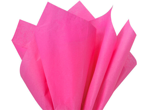 hot pink recycled tissue paper