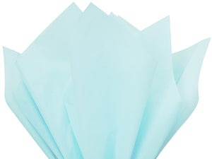light blue tissue paper