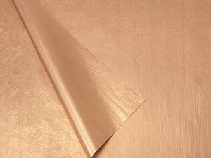 metallic copper tissue paper