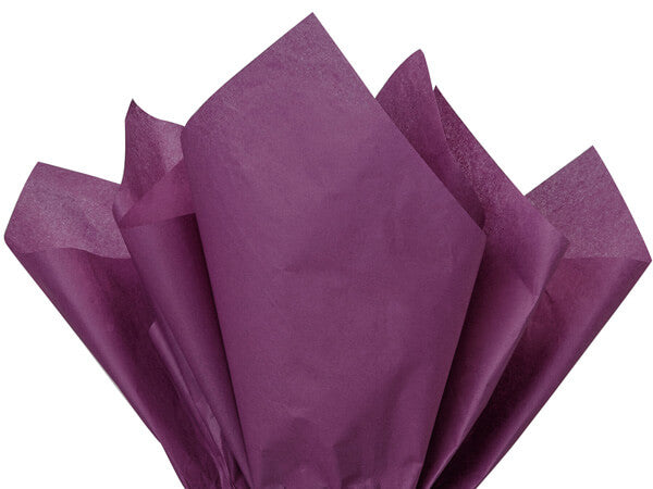 plum tissue paper