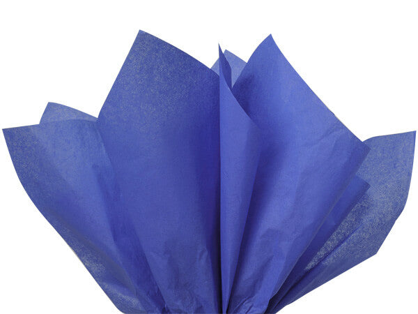 sapphire blue tissue paper