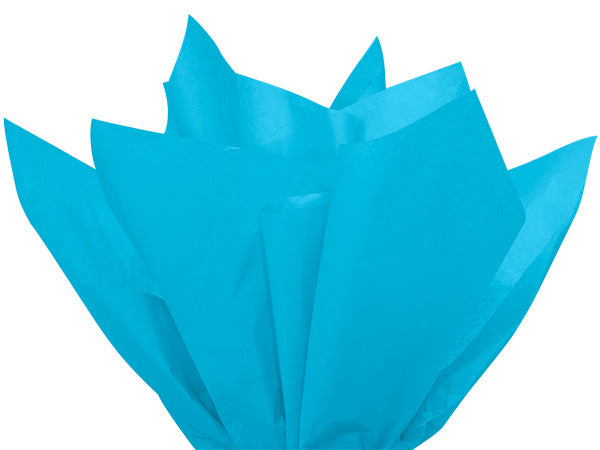 turquoise tissue paper