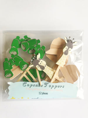 Safari Cupcake Toppers| Set of 12