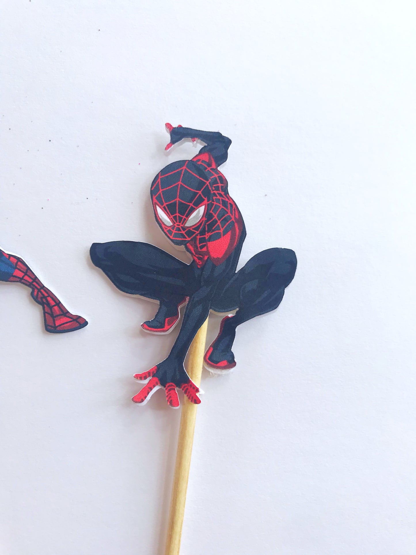 Spiderman Cupcake Toppers