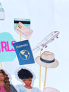 Girls Trip Cake Topper Set| Road Trip| Fun Girl Vacation| People Of Color
