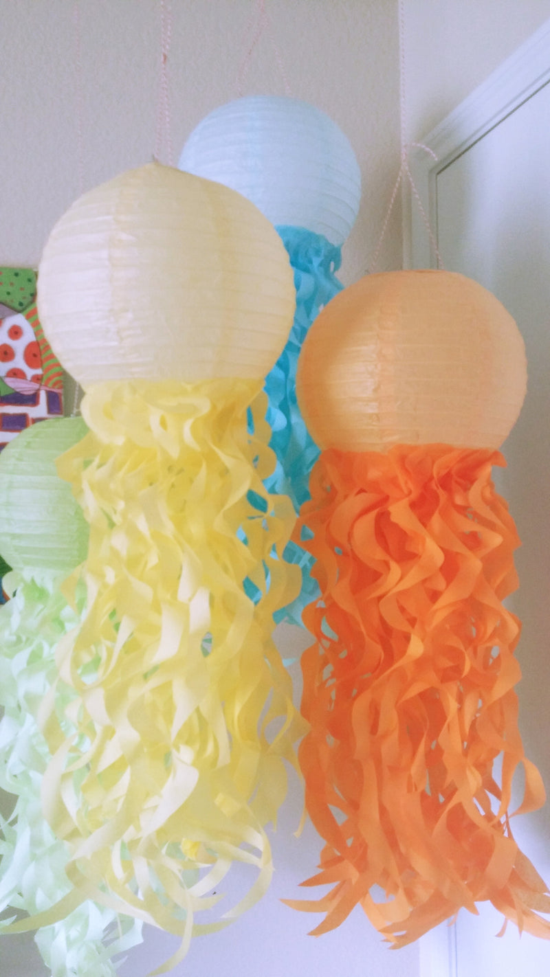 Recycled Paper Jellyfish Lanterns – Party Snobs