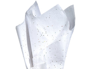 white gemstone tissue paper